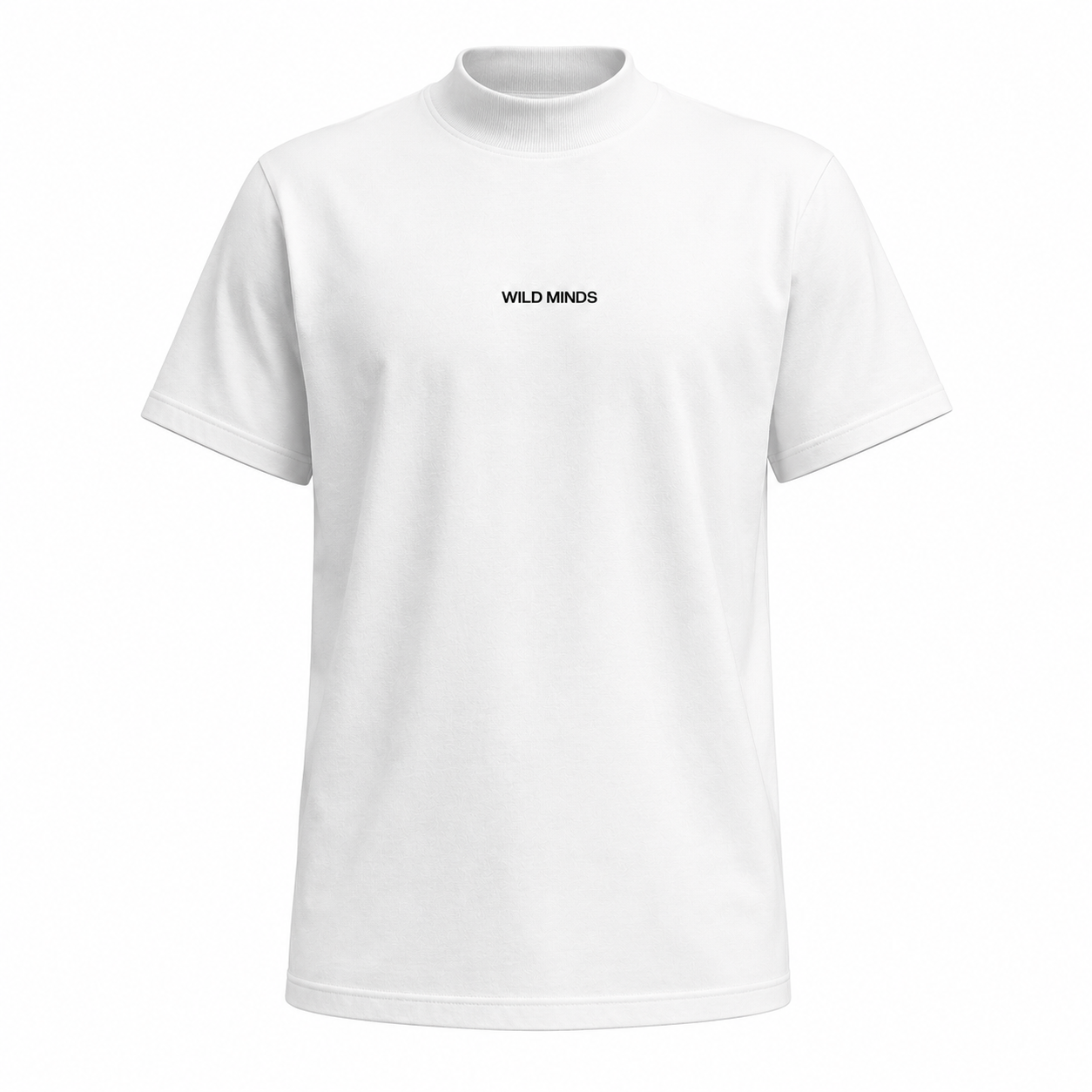 WILD MINDS™ MOCK NECK — WHITE